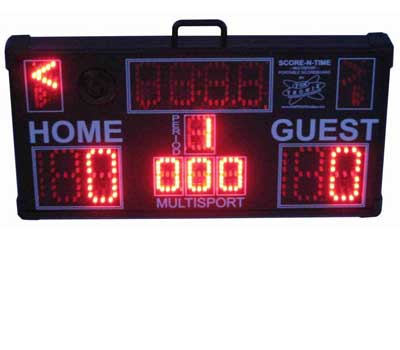 Multisport Portable Scoreboard in baseball mode