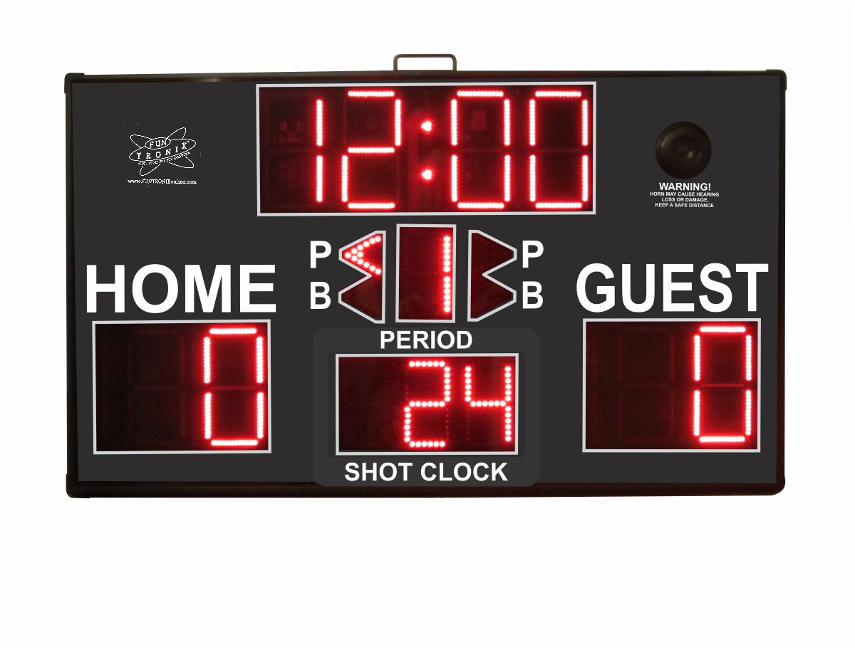 SNT-800M ultra large portable scoreboard with shot clock