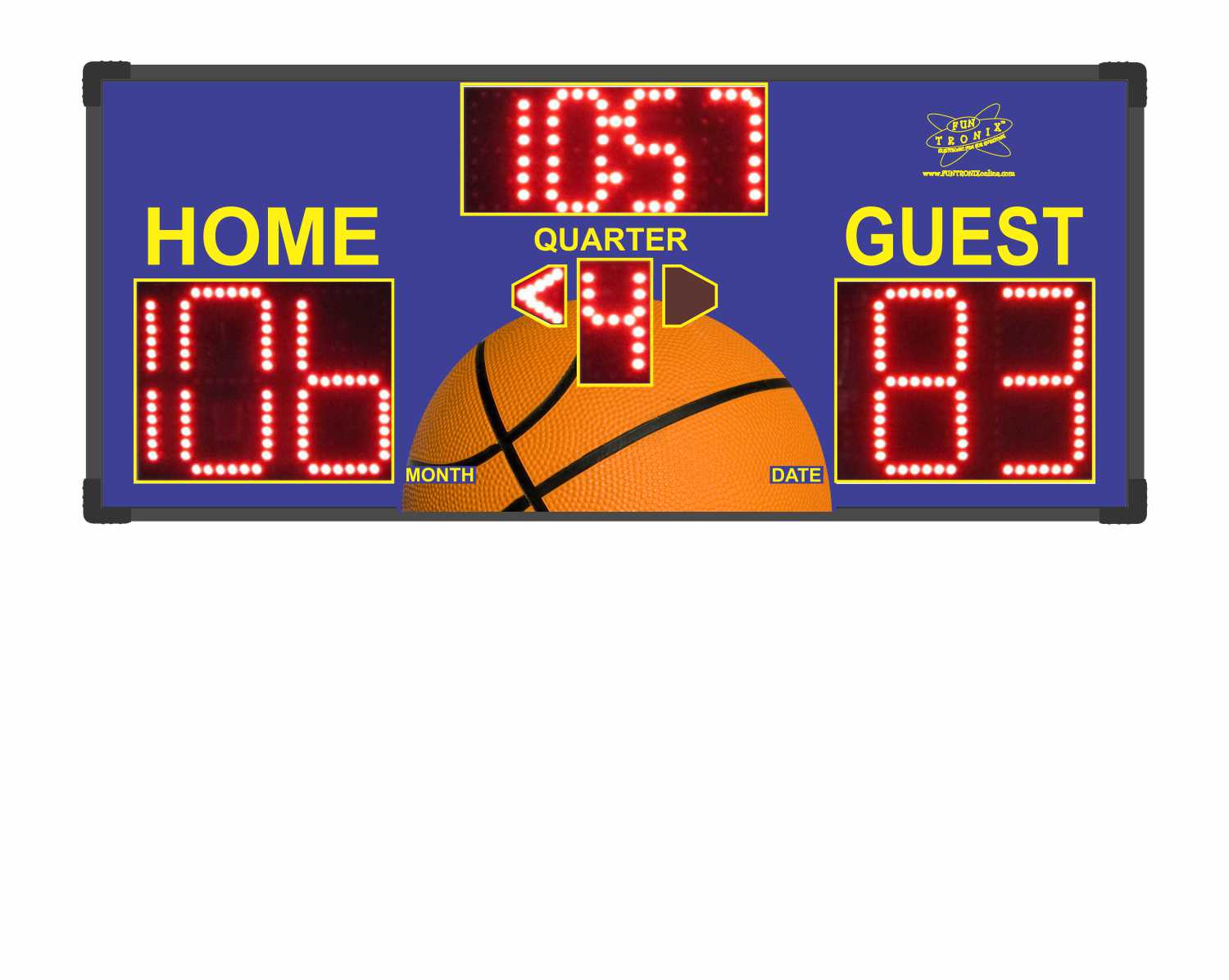 Golden Custom Scoreboard