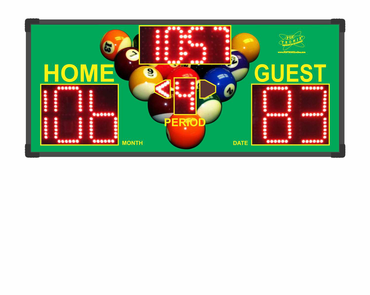Billiard Custom Scoreboard